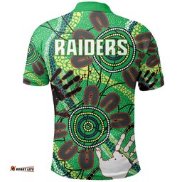 Canberra Polo Shirt Raiders Indigenous 2