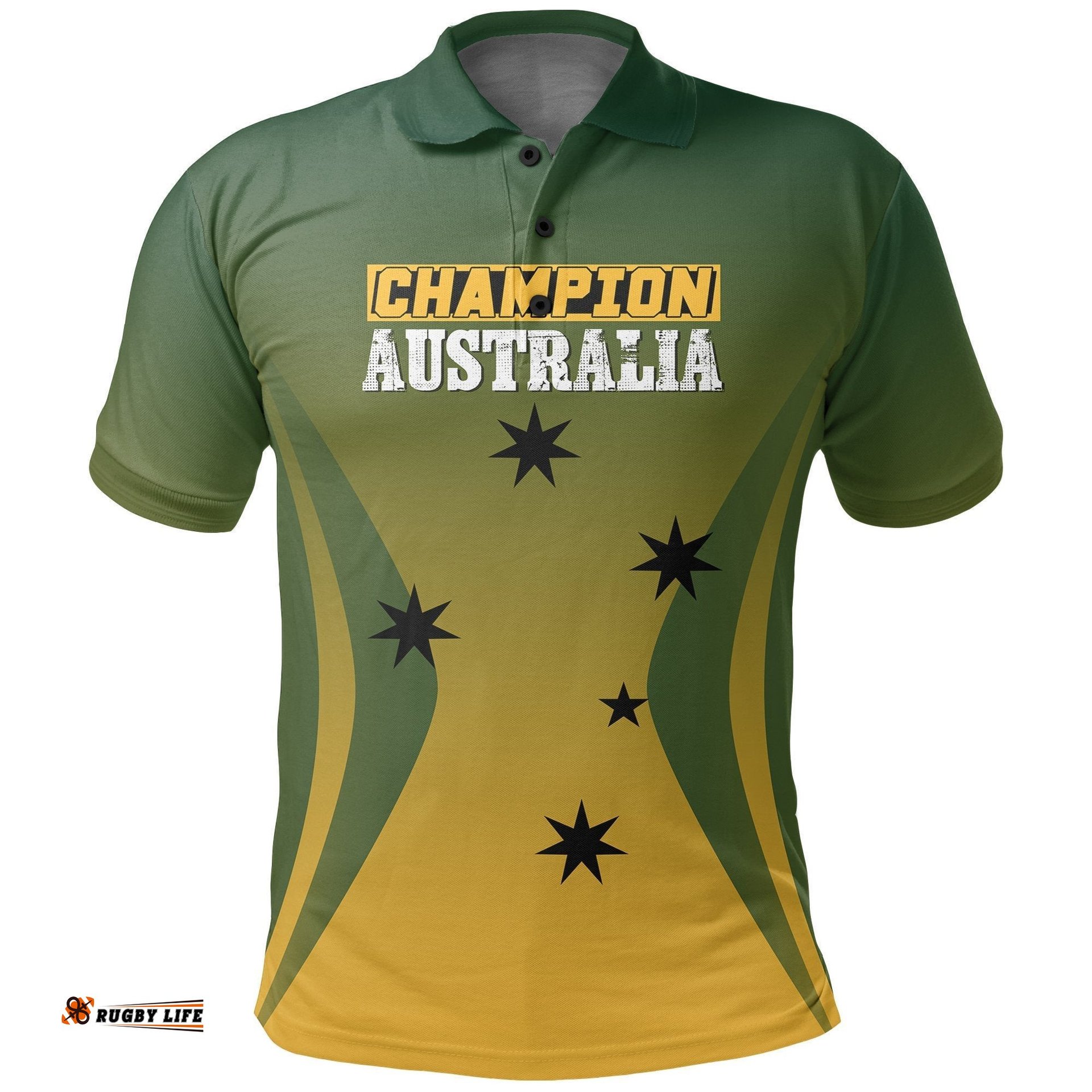 Polo Shirt - Cricket Shirt Australian Coat Of Arms - Unisex