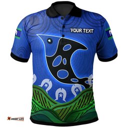 Personalised Polo Shirt - Torres Strait Dot Patterns