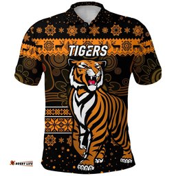 Custom Personalised Wests Tigers Polo Shirt Christmas Simple Style