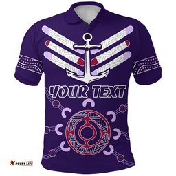Custom Personalised Dockers Polo Shirt Indigenous Fremantle