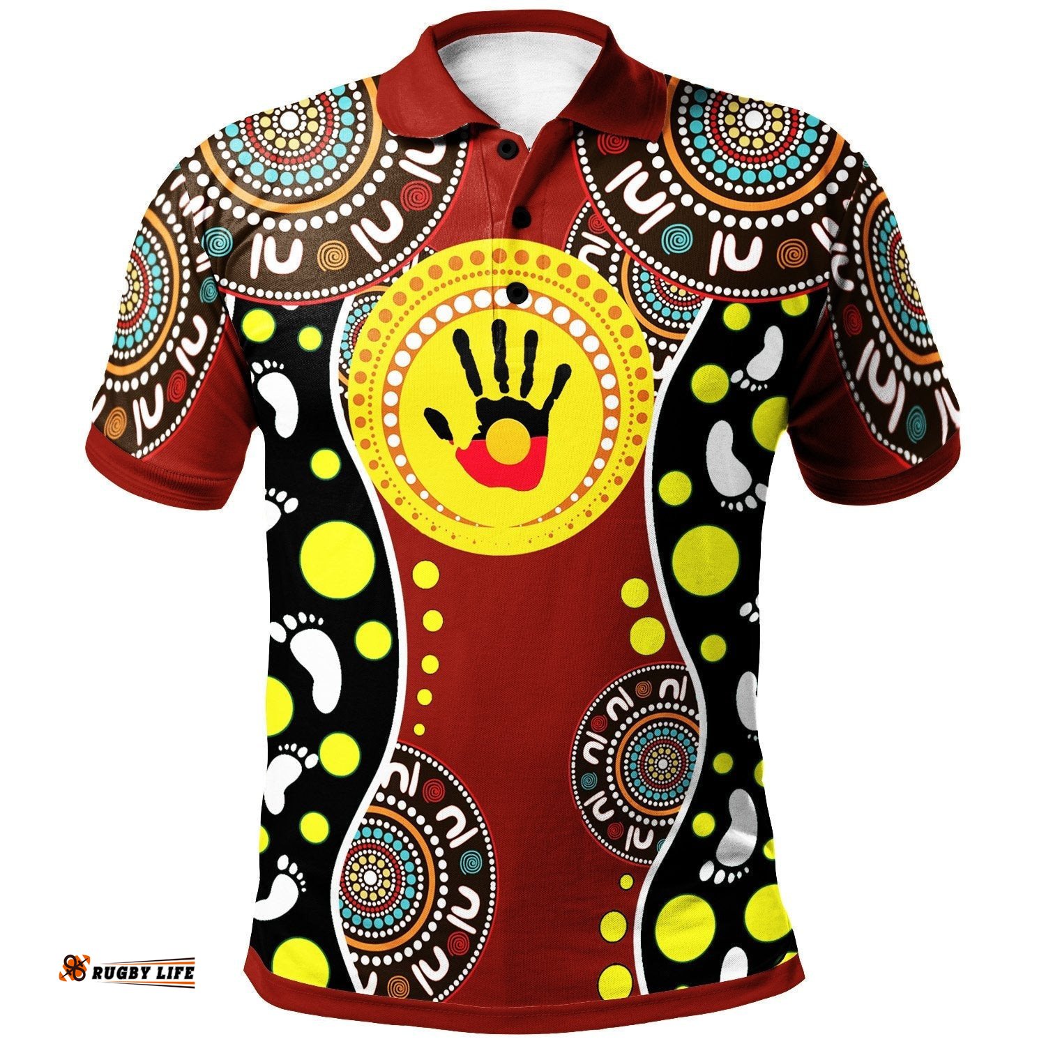 Aboriginal Polo - Aboriginal Flag Aboriginal Lives Matter Sticker