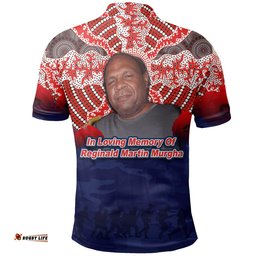 Custom PersonalisedRoosters Polo Shirt In Loving Memory