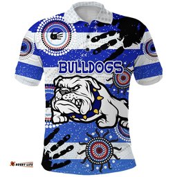 Bulldogs Polo Shirt Indigenous Country Style No.1