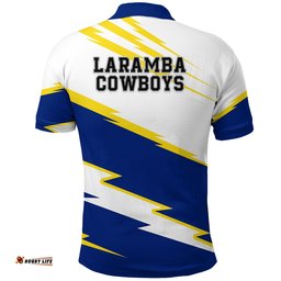 Laramba Cowboys Football Club Polo Shirt Simple Style - White