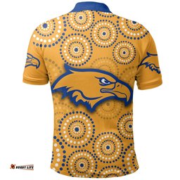 West Coast Eagles Polo Shirt Special Aboriginal Style