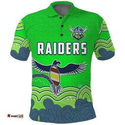 Raiders Indigenous Polo Shirt Canberra The Milk