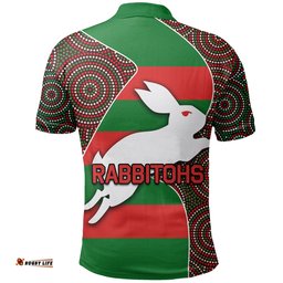Custom Personalised Rabbitohs Polo Shirt