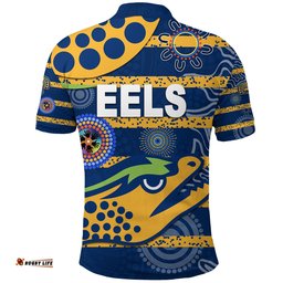 Custom Personalised Parramatta Polo Shirt Eels Indigenous Be Proud