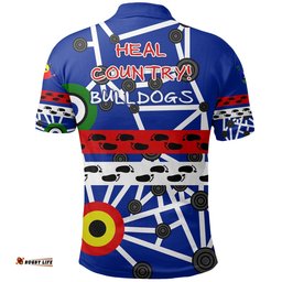 Western Bulldogs Naidoc Polo Shirt Heal Country