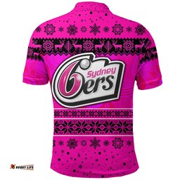 Sydney Sixers Polo Shirt Christmas Simple Style