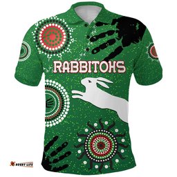 South Sydney Rabbitohs Indigenous Polo Shirt Country Style