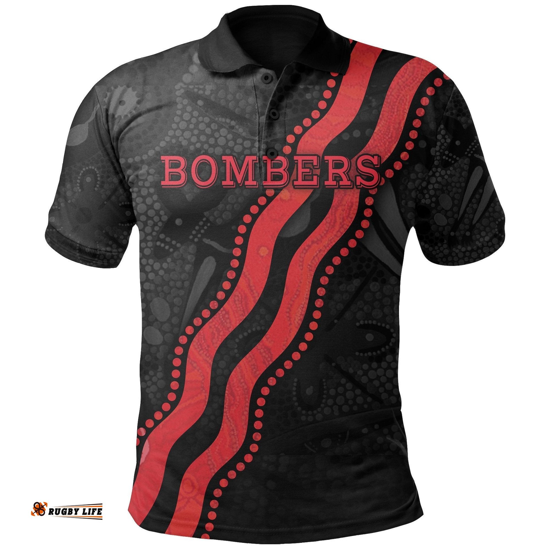 Bombers Polo Shirt Indigenous