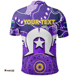 Custom Personalised Storm Torres Strait Islanders Mix Aboriginal Polo Shirt