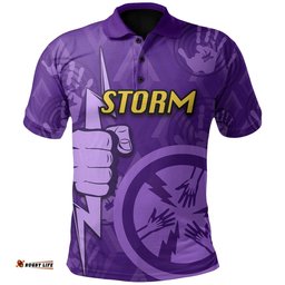 Custom PersonalisedMelbourne Polo Shirt Storm