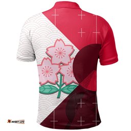 Japan Rugby Polo Shirt Sakura