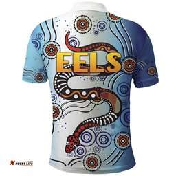 Parramatta Polo Shirt Eels Simple Indigenous