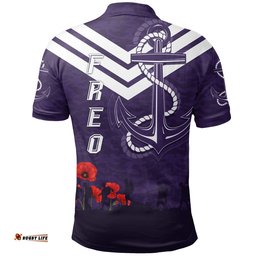 Fremantle Polo Shirt Freo Anzac Day