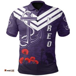 Fremantle Polo Shirt Freo Anzac Day