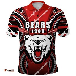 Indigenous Bears Polo Shirt North Sydney Bring Back