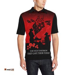 Polo Shirt - Anzac Shirt Lest We Forget Ver03 - Unisex
