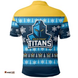 Gold Coast Titans Polo Shirt Christmas 2021