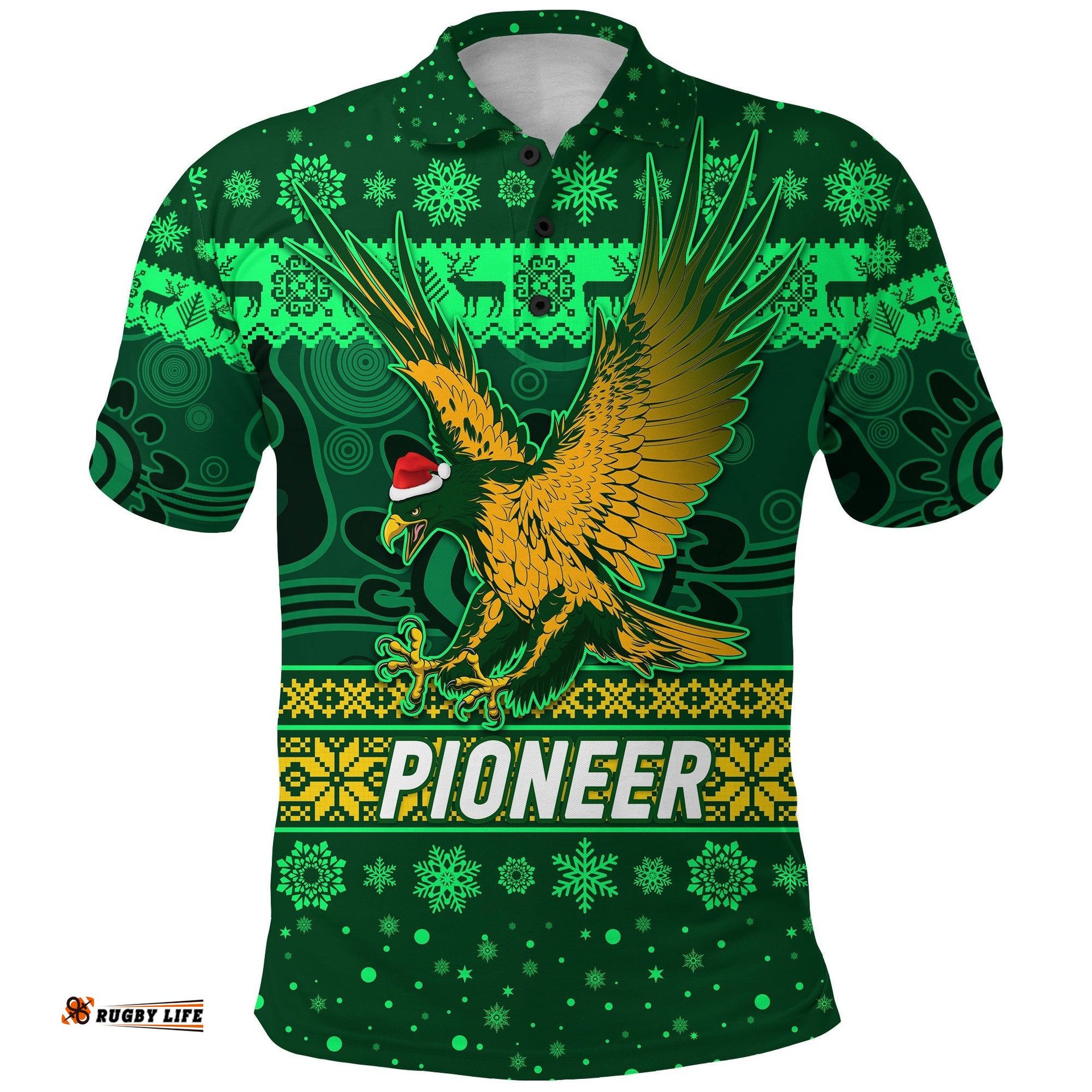 Custom Personalised Pioneer Football Club Polo Shirt Christmas Simple Style