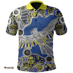 West Coast Eagles Polo Shirt Aboriginal 2