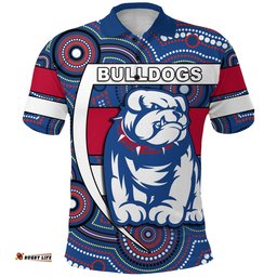 Western Football Bulldogs Polo Shirt Redamancy Indigenous Australian