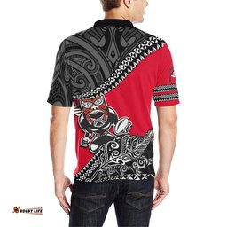 Maori Polo Shirt Fall In Rugby