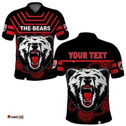 Custom Personalised The Bears Indigenous Polo Shirt Go North Sydney