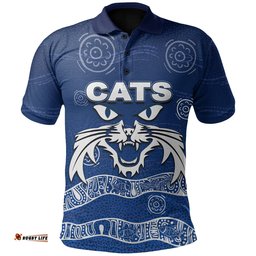 Cats Polo Shirt Aboriginal