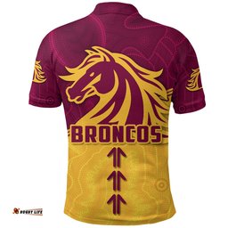 Broncos Polo Shirt Brisbane Aboriginal