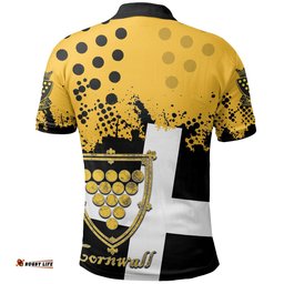 Cornwall Polo Shirt Rugby Flag Version