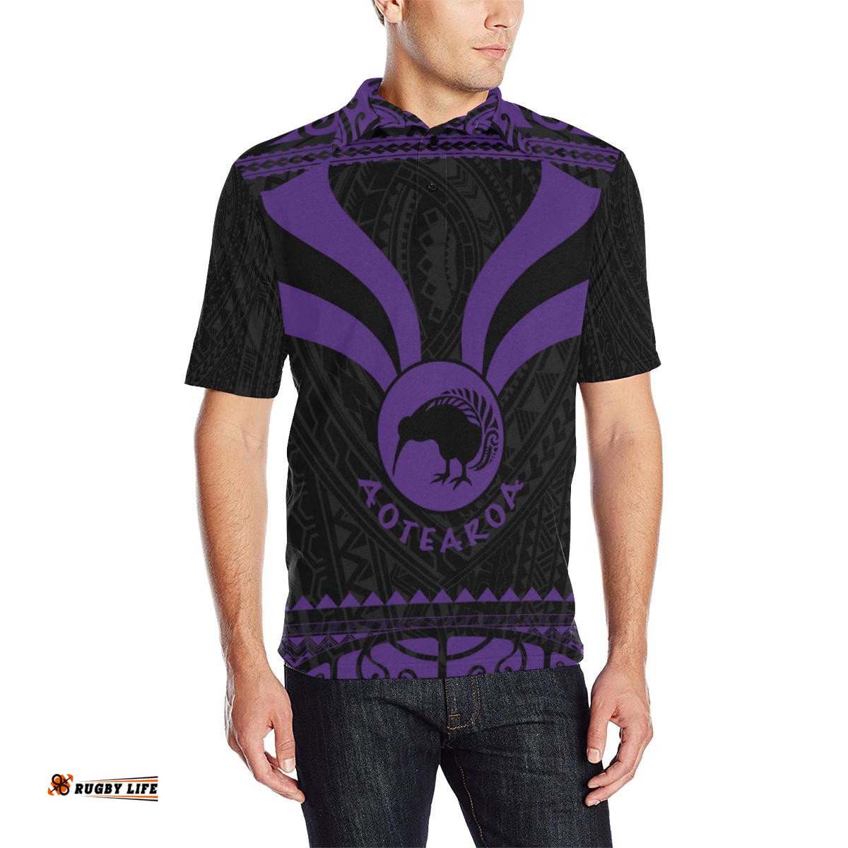 Maori Aotearoa Polo T Shirt
