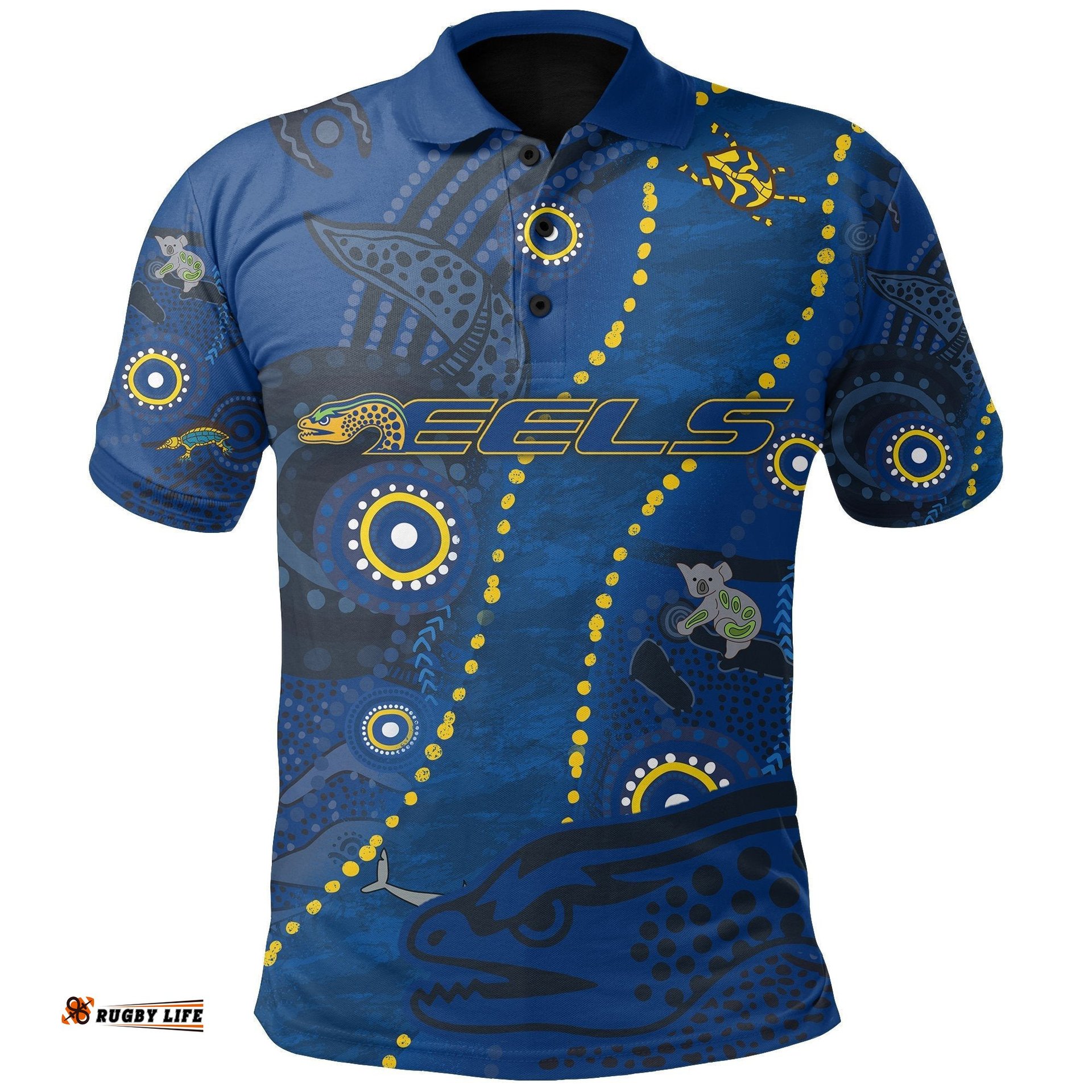 Parramatta Polo Shirts Eel Indigenous