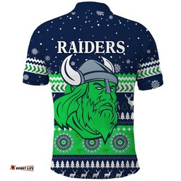 Raiders Polo Shirt Canberra Merry Christmas The Milk