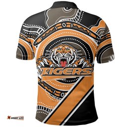 Wests Tigers Polo Shirt Version Aboriginal