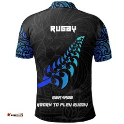 New Zealand Maori Rugby Lion Polo Shirt