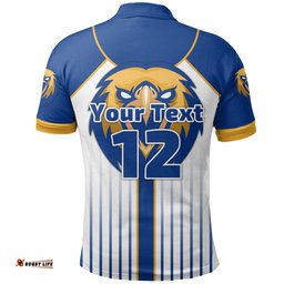 Custom Personalised Eagles Indigenous Polo Shirt West Coast Sport Style