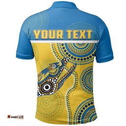Custom PersonalisedParramatta Rugby Polo Shirt Eels Aboriginal