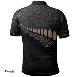 New Zealand Polo Shirt Rugby Warrior