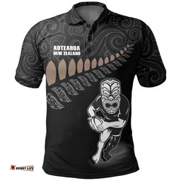 New Zealand Polo Shirt Rugby Warrior