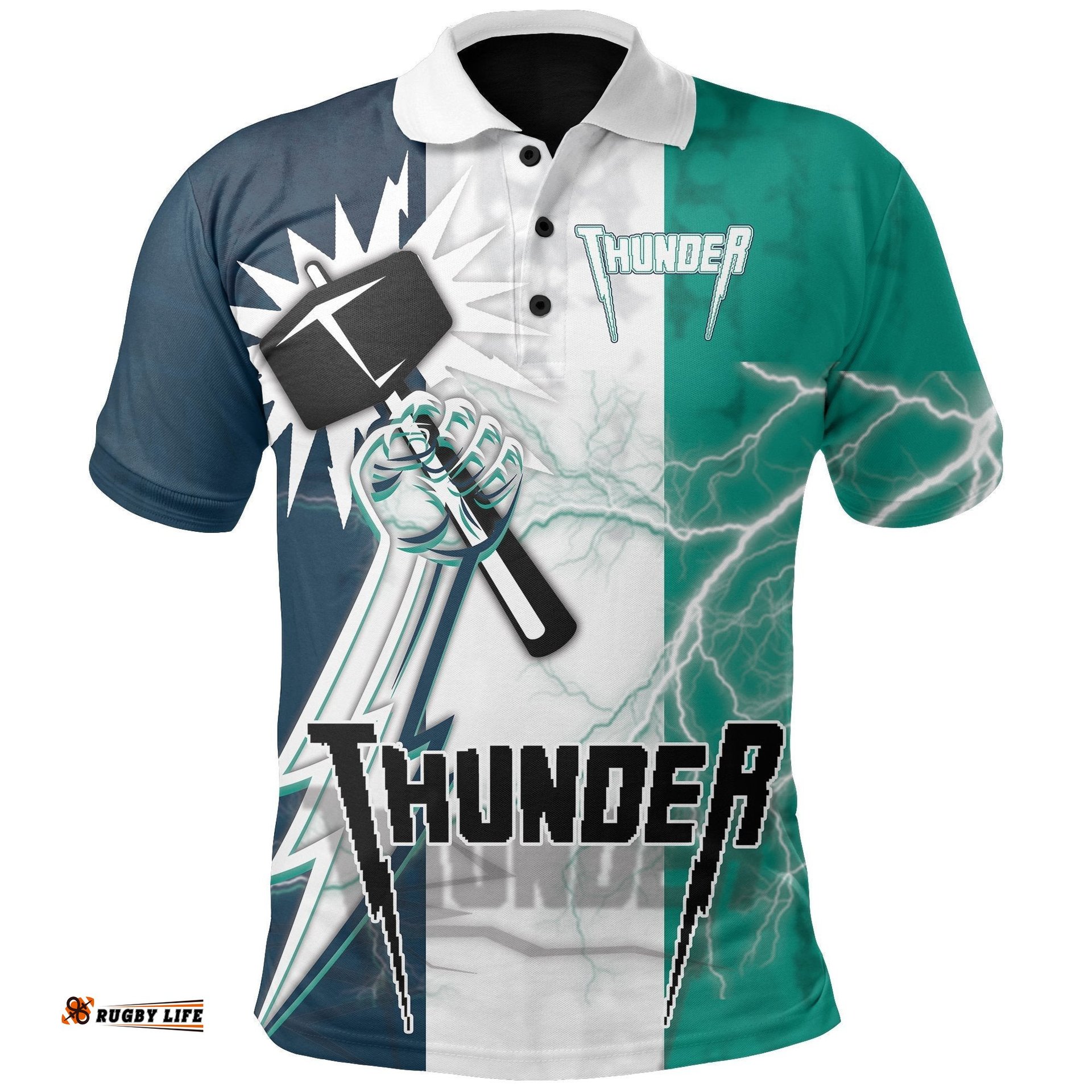 Peel Polo Shirt Thunder