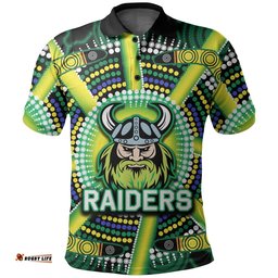 Custom PersonalisedRaiders Polo Shirt Special Aboriginal