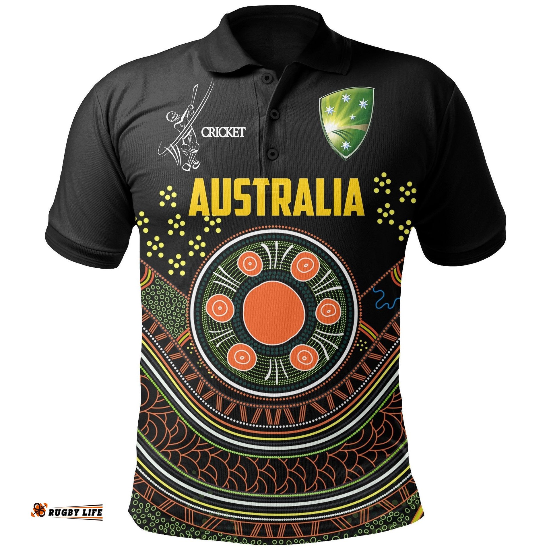 Cricket Australia Polo Shirts Indigenous
