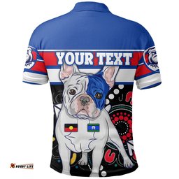 Custom Personalised Western Football Bulldogs Polo Shirt Naidoc Week Aboriginal
