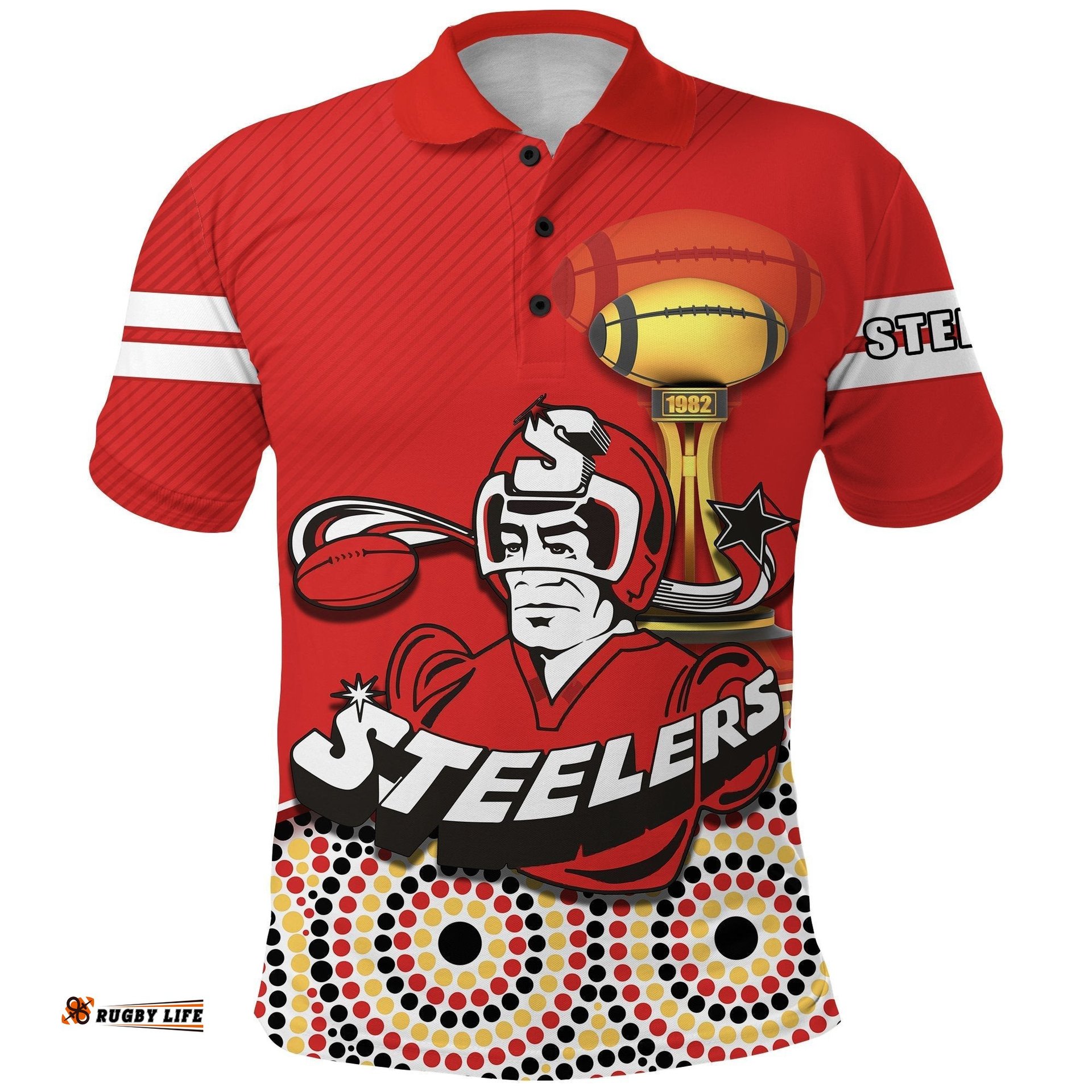Custom Personalised Illawarra Steelers Polo Shirt Bring Back Indigenous