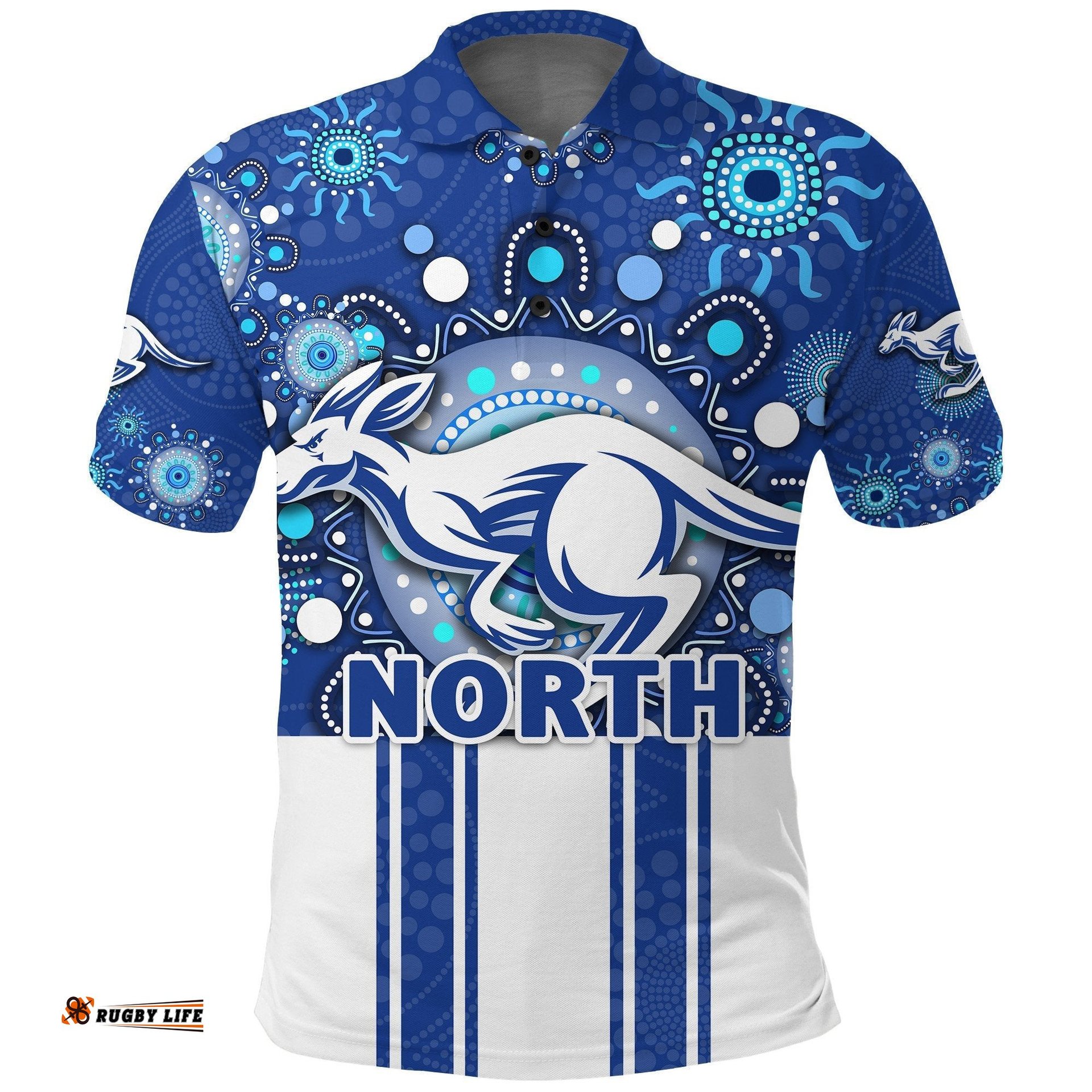Melbourne Polo Shirt Indigenous North Kangaroos