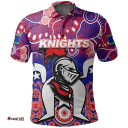 Custom Personalised Knights Torres Strait Islanders Mix Aboriginal Polo Shirt